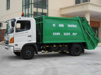 Xe cuốn ép rác, xe chở rác