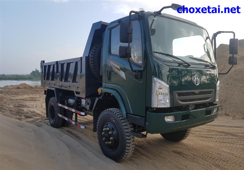XE TẢI BEN CHIẾN THẮNG 6.8 TẤN 2 CẦU LÁP