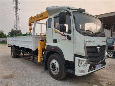 Xe tải Thaco Auman C160 Euro4 gắn cẩu Soosan 5 tấn 5 đoạn