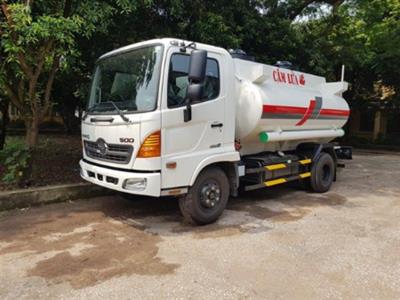 Xe xi téc bồn chở xăng dầu HINO FC 8 khối Euro4