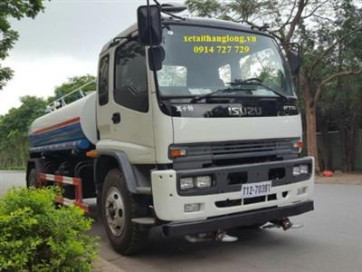 XE XI TÉC PHUN NƯỚC RỬA ĐƯỜNG ISUZU 9 KHỐI (M3) NHẬP KHẨU