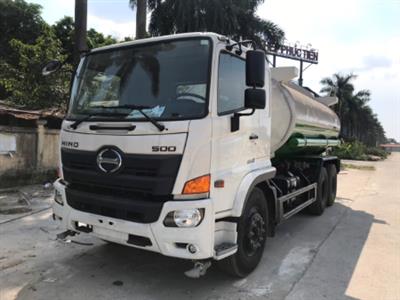 Xe xi téc phun nước rửa đường tưới cây 14 khối HINO FM 6x4 euro4