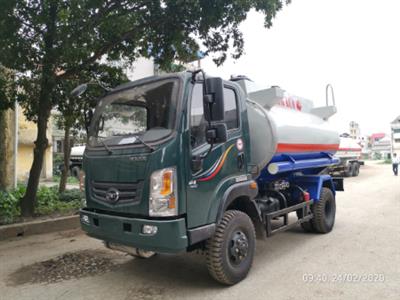 Xe xi téc chở xăng dầu Cửu Long TMT 2 cầu 6 khối