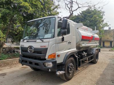 XE BỒN XI TÉC CHỞ XĂNG DẦU HINO FG 12 KHỐI EURO4