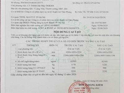 DỊCH VỤ HOÁN CẢI HẠ TẢI XE TẢI VAN