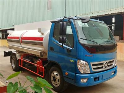 XE XI TÉC BỒN CHỞ XĂNG DẦU 7,5 KHỐI THACO ONLIN500B.E4