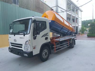 XE HÚT CHẤT THẢI HYUNDAI 6 KHỐI EX8GT