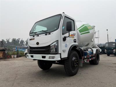 XE BỒN TRỘN BÊ TÔNG HOA MAI 3.5 KHỐI 1 CẦU